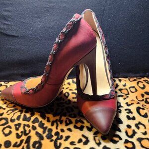 Gwen Stefani Unworn Women's Shoes w/4" Heels - Jango in Bordeaux (Deep Red)